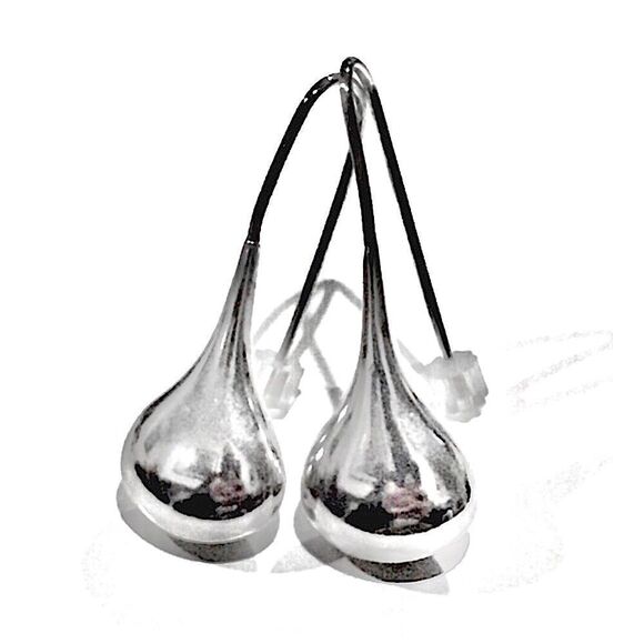 Sterling Silver 925 Tear Drop Earrings - Picture 2 of 8